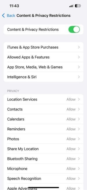 Restrict Instagram through iOS 17 settings - jolt app.jpg
